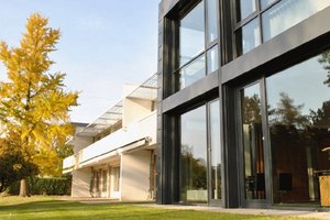 Verbandshaus, Foto: ME Saar Verbandshaus seitlicher Anbau