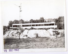 Foto: Archiv Langhammer Juli 1962 Der Rohbau hat Gestalt angenommen